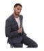 Veste Houndstooth Homme Bleu Foncé Hugo-1
