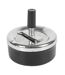 Cendrier Poussoir en Métal Fun 9cm Noir-1