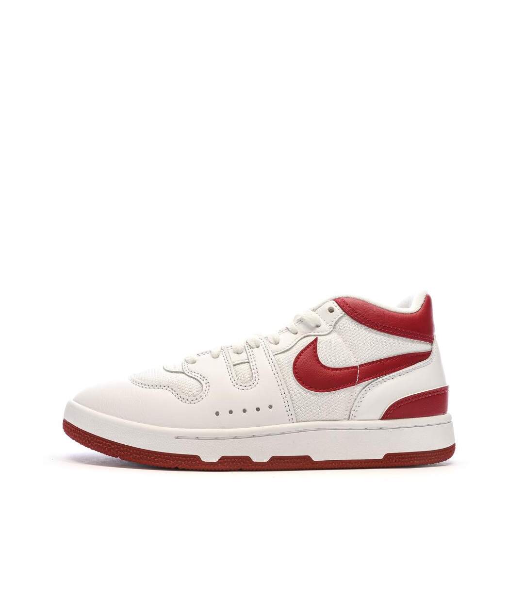 Baskets blanches/rouges homme nike attack-1