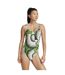Maillot De Bain 1 Pièce Motif/style Toucan Farm Rio Femme Vert Adidas-4