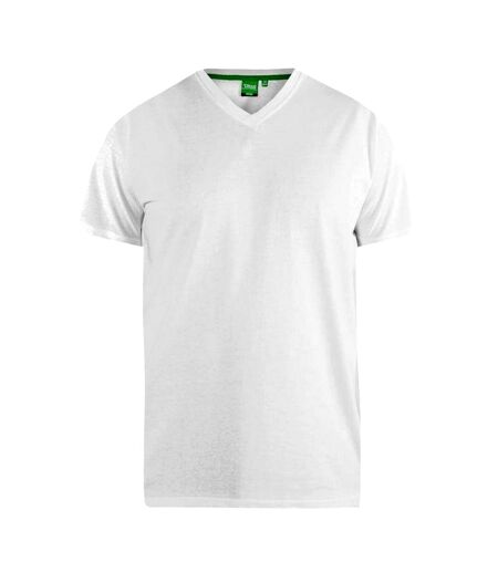 Duke Mens Fenton Kingsize D555 Round Neck T-shirts (Pack Of 2) (Black/White) - UTDC209