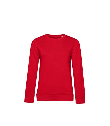 B&C Womens/Ladies Organic Sweatshirt (Red)