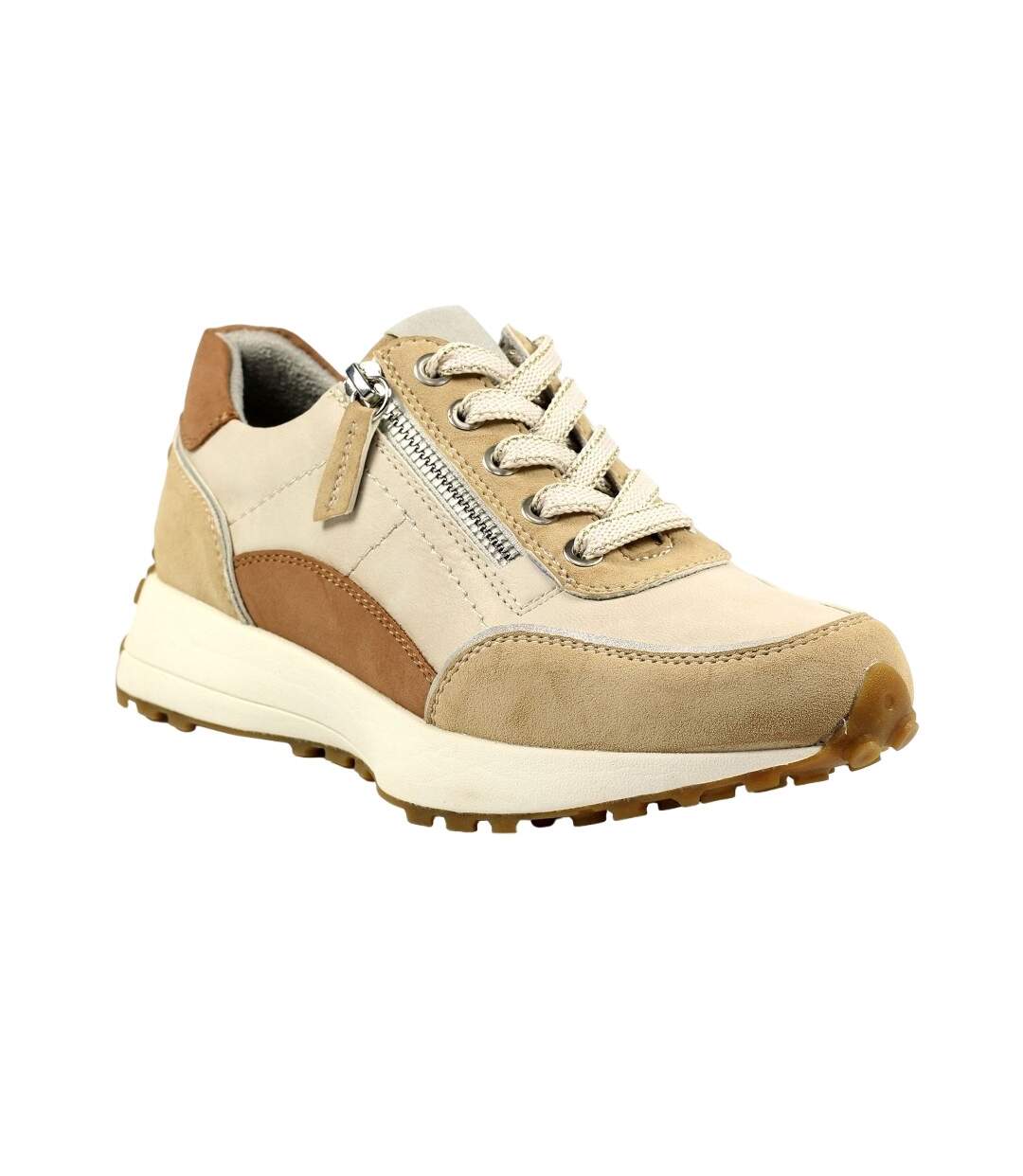 Baskets calvin femme beige Lunar-1