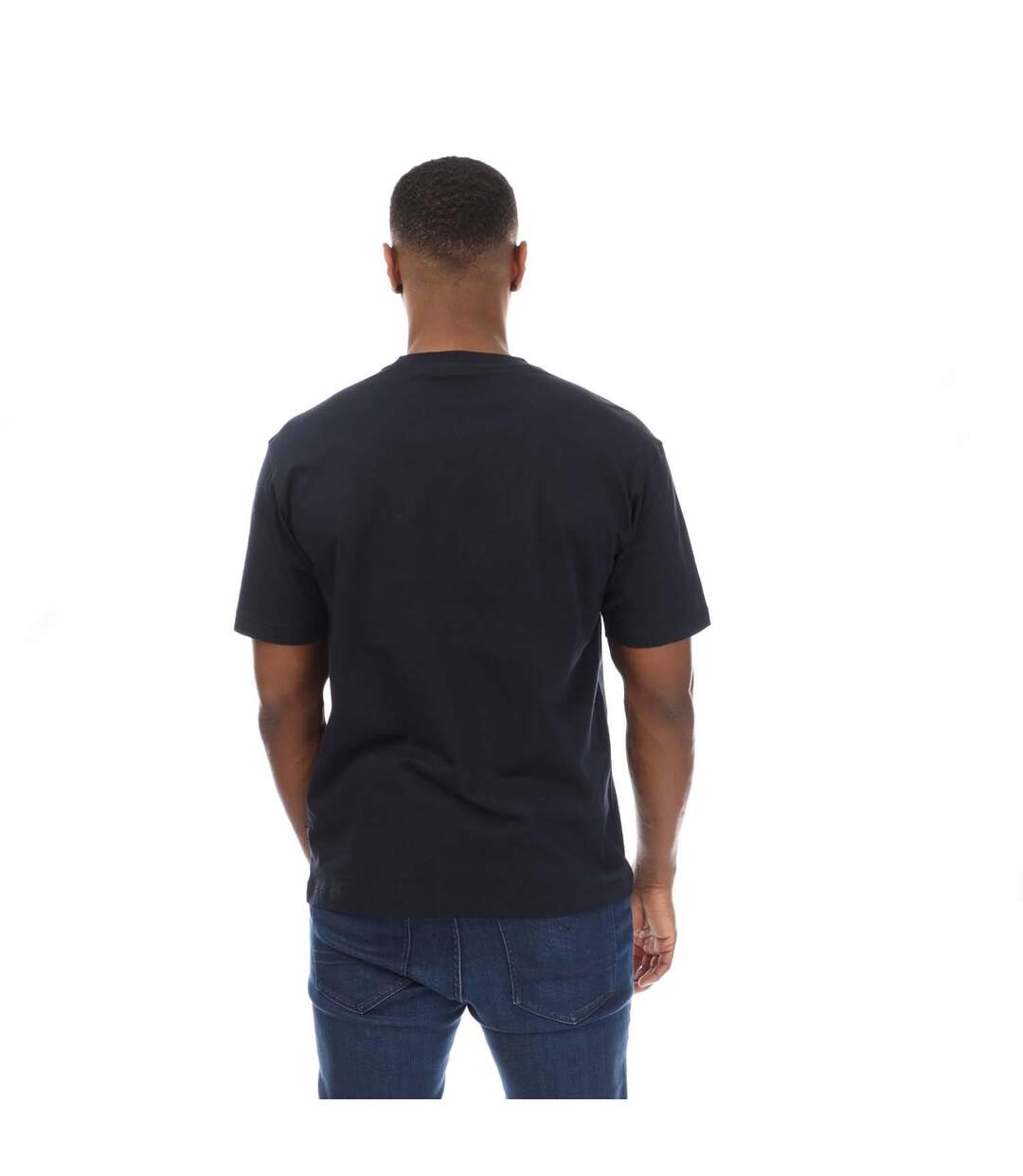 T-shirt Barragan Homme Bleu Foncé Boss-2