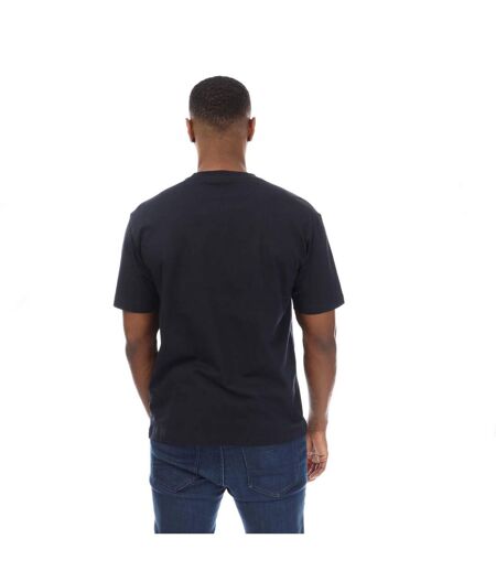 T-shirt Barragan Homme Bleu Foncé Boss
