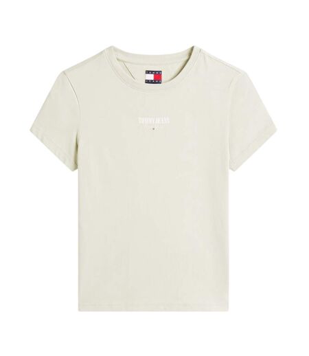 T-shirt Motif/style Lettrage Femme Noir Tommy Jeans