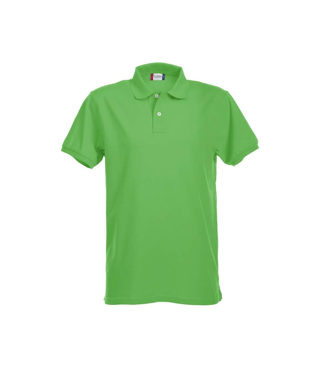 Polo premium homme vert pomme Clique-1