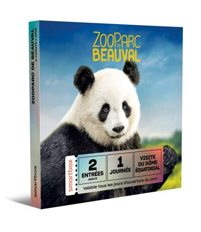 Une journée au ZooParc de Beauval en 2025 pour 2 personnes - SMARTBOX - Coffret Cadeau Multi-thèmes