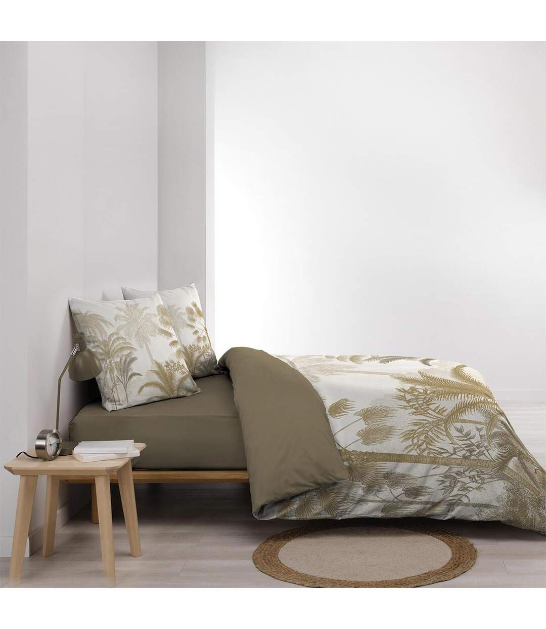 Parure de Lit 3 Pièces Cocoty 240x220cm Naturel-3