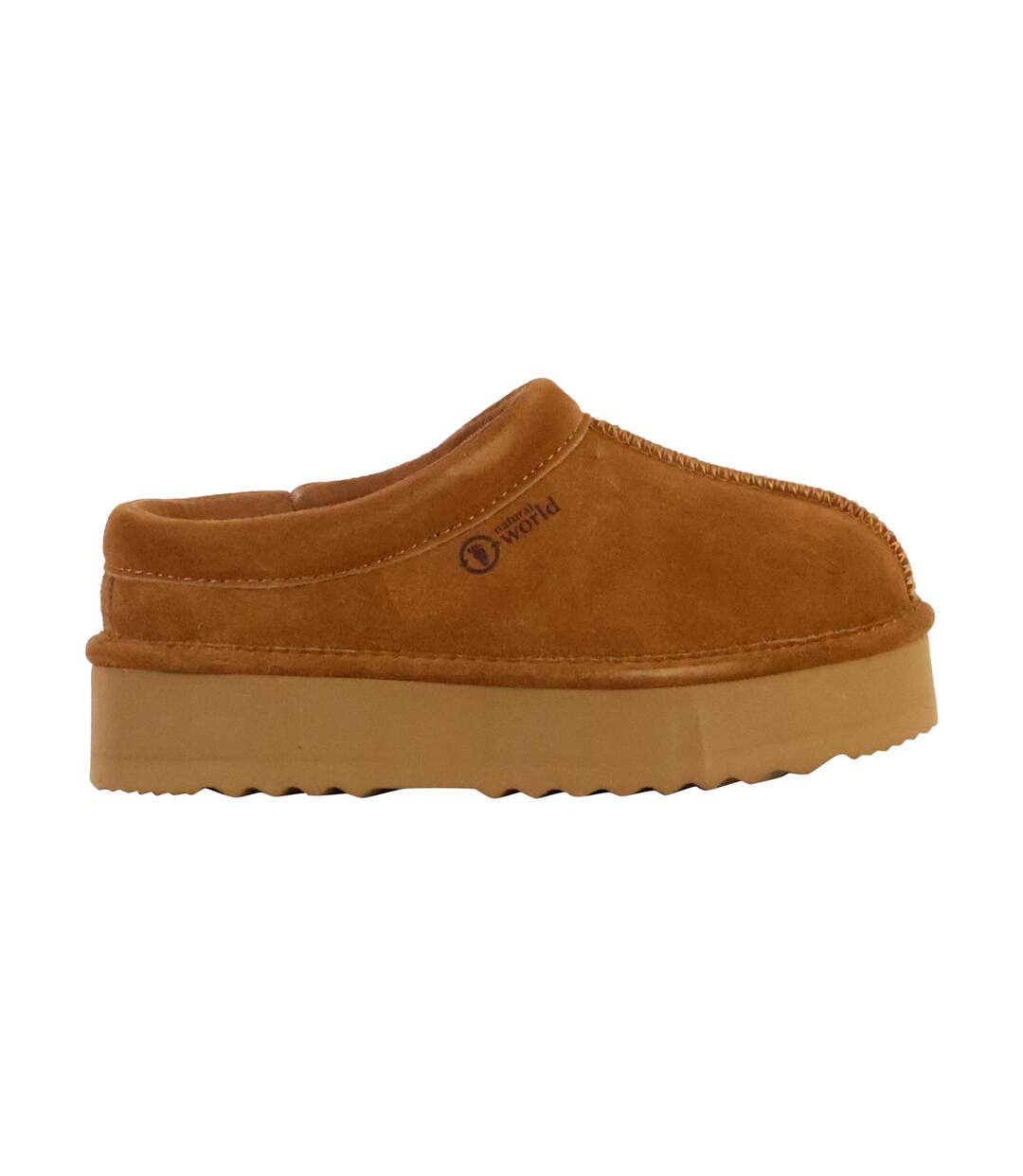 Chausson Cuir Natural World-2
