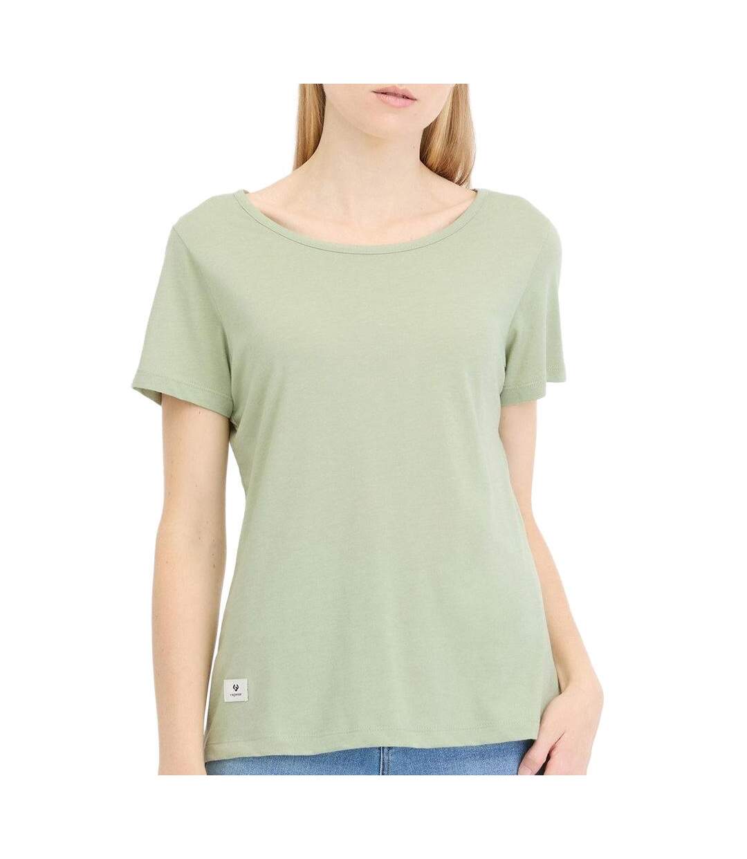 T-Shirt vert femme ragwear mintta-1