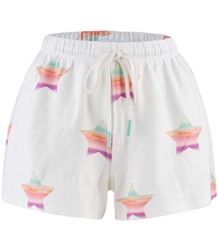 Womens/ladies Stardust French Terry Shorts Off White PJ Salvage