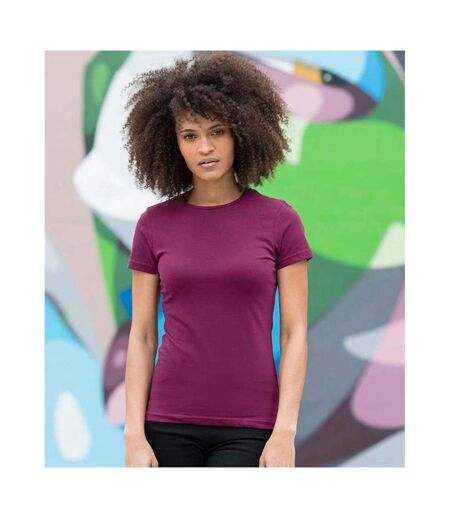 Skinni Fit Feel Good - T-shirt étirable à manches courtes - Femme (Bordeaux) - UTRW4422