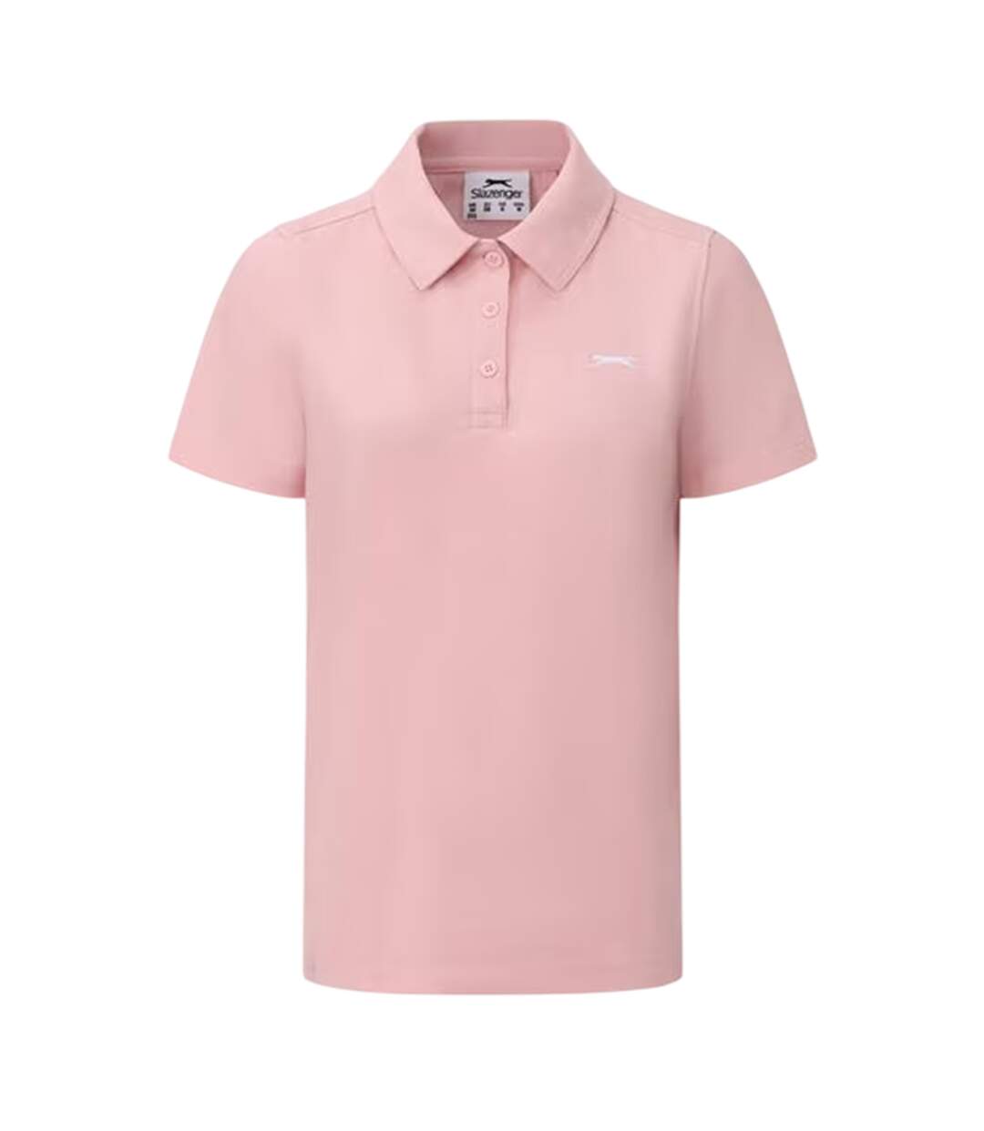 Polo Motif/style Logo Femme Rose Clair Slazenger-1