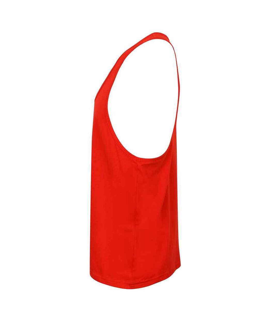 Mens muscle tank top bright red SF