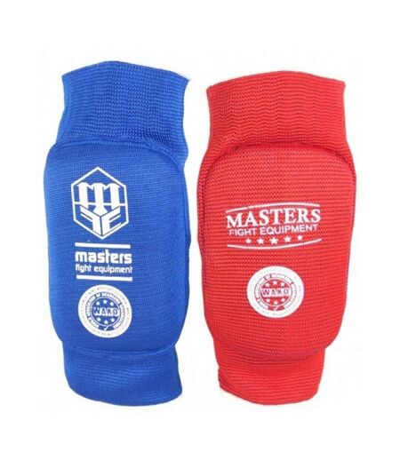 Childrens/kids Double Sided Elbow Pads S-m Red Blue Masters