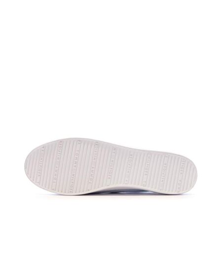 Baskets bleu clair femme tommy hilfiger canvas