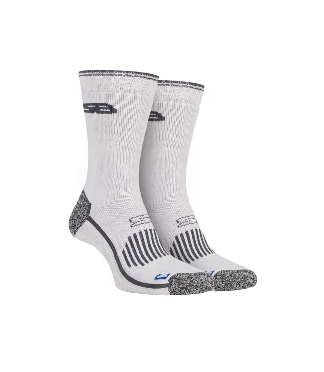 2 Pr Chaussettes Randonnée Homme Renforcées Coton