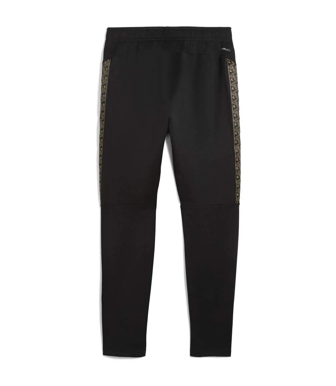 Mens Performance Tracksuit Bottoms Black Gold Puma-2