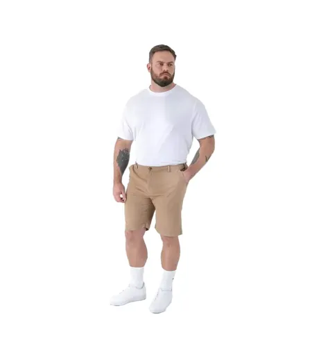 Mens Spencer D555 Stretch Elasticated Waist Kingsize Shorts Stone Duke