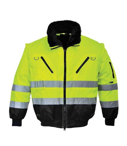 Portwest Mens PJ50 Hi-Vis 3 in 1 Jacket (Yellow/Black) - UTPW1020