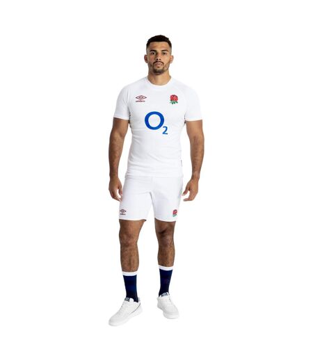 Umbro Mens 23/24 England Rugby Replica Home Jersey (White) - UTUO1859
