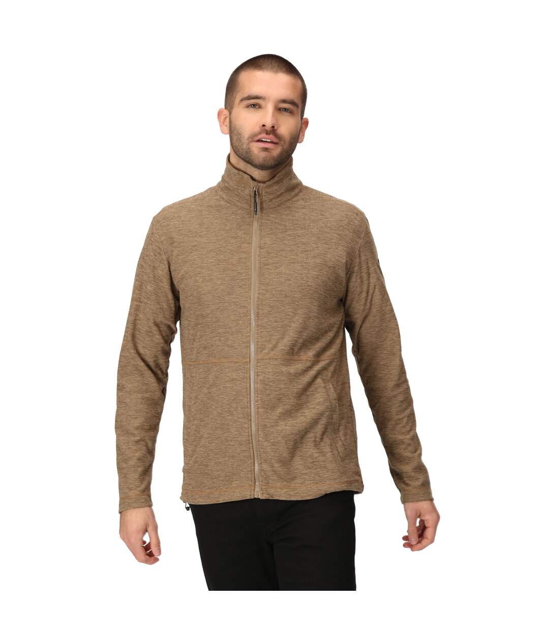 Veste polaire edley homme beige foncé Regatta-3