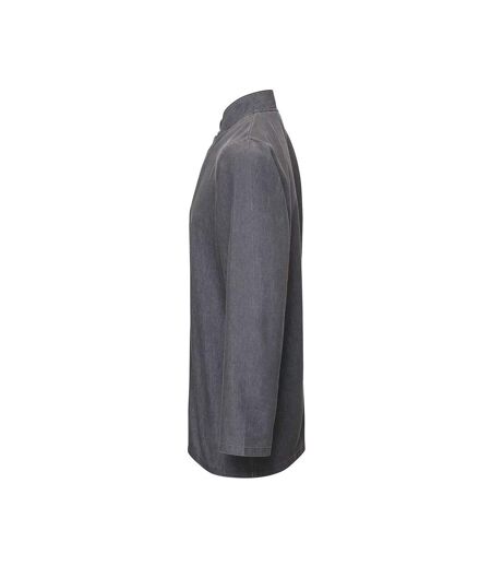 Premier Veste de chef à manches longues unisexe pour adultes (Denim gris) - UTPC6470