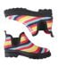 Great Outdoors Womens/ladies Harper Low Cut Wellington Boots Multicoloured Stripe Regatta-4