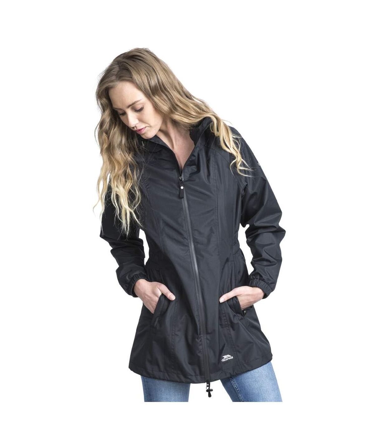 Trespass Womens/Ladies Daytrip Waterproof Shell Jacket (Black) - UTTP4040