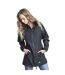 Trespass Womens/Ladies Daytrip Waterproof Shell Jacket (Black)