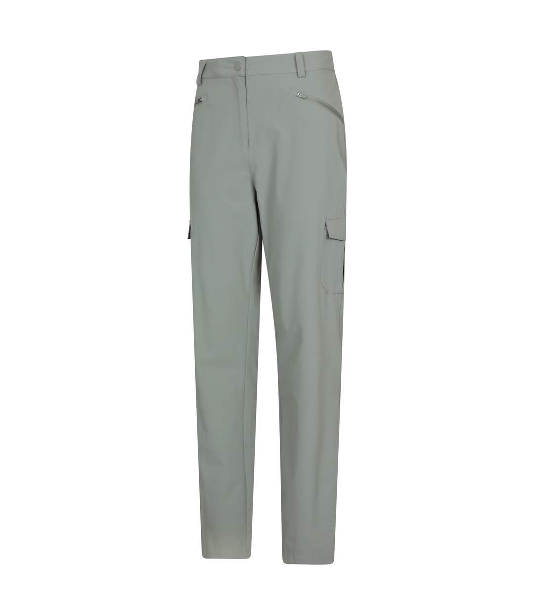 Womens/ladies monte cargo hiking trousers light khaki Mountain Warehouse-3