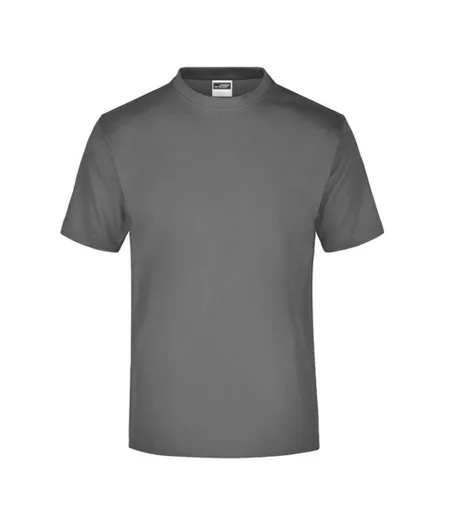 T-shirt Medium Adulte Gris Foncé Uni James And Nicholson