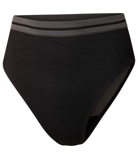 Dare 2B Womens/Ladies The Laura Whitmore Edit Don´t Sweat It Recycled Bikini Bottoms (Black/Charcoal Grey) - UTRG7026