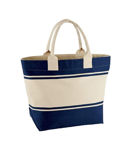 24 litres taille unique marine française/blanc cassé Sac en toile Quadra