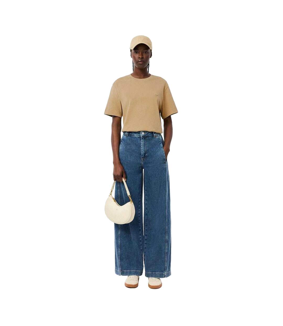 T-shirt Adulte Beige Lacoste-4