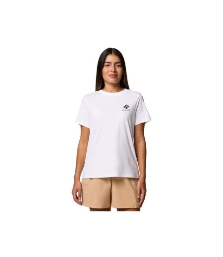 T-shirt Motif/style Graphique Rolling Bend Femme Blanc Columbia