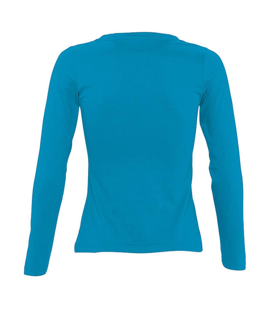 SOLS Womens/Ladies Majestic Long Sleeve T-Shirt (Aqua) - UTPC314-2