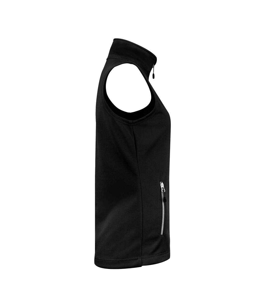 Womens/ladies Powerslide Gilet Black Printer-3