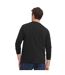 Mens Classic Long-sleeved T-shirt Black Russell-2