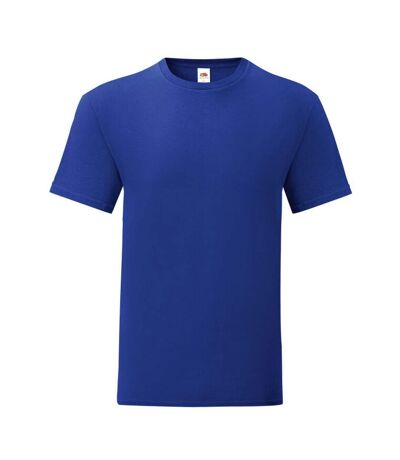 T-shirt manches courtes iconic homme bleu cobalt Fruit of the Loom