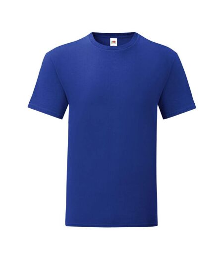 T-shirt manches courtes iconic homme bleu cobalt Fruit of the Loom Fruit of the Loom