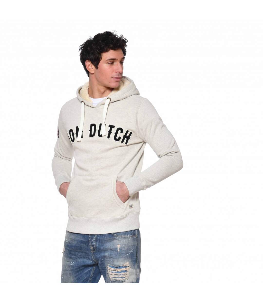 Sweat Von Dutch à capuche doublure sherpa homme Must