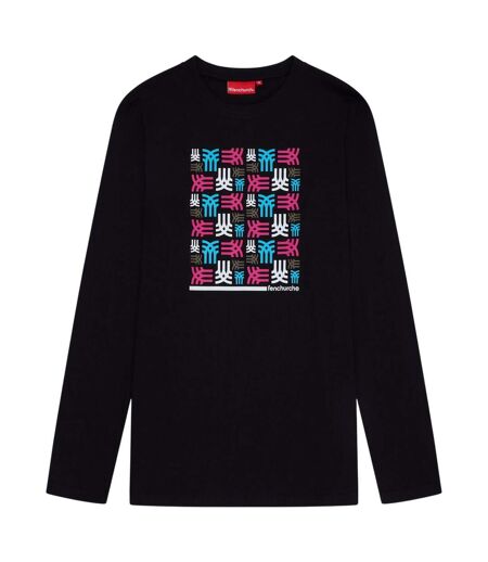 T-shirt Manches Longues Goulston Homme Noir Fenchurch