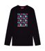 T-shirt Manches Longues Goulston Homme Noir Fenchurch-1