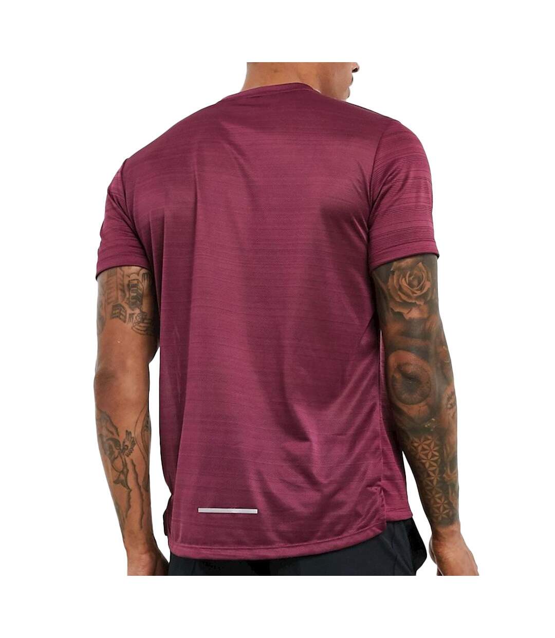 Maillot de sport Grenat Homme Nike Dry Miler Top