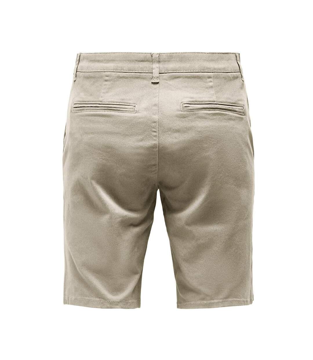 Short Chino Écru Homme ONLY & SONS  22026607 - L-2