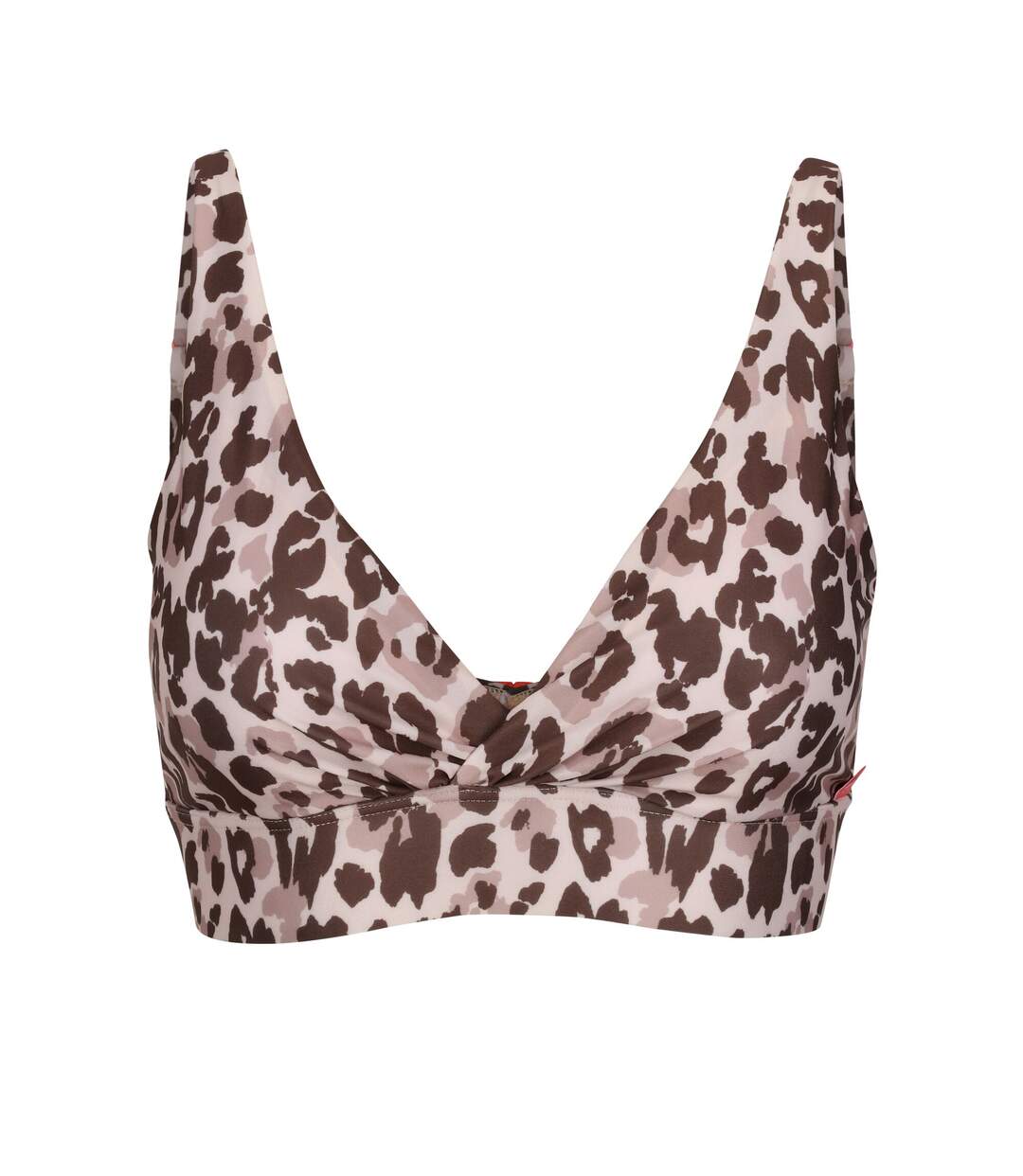 Womens/ladies paloma leopard print bikini top brown/beige Regatta-1