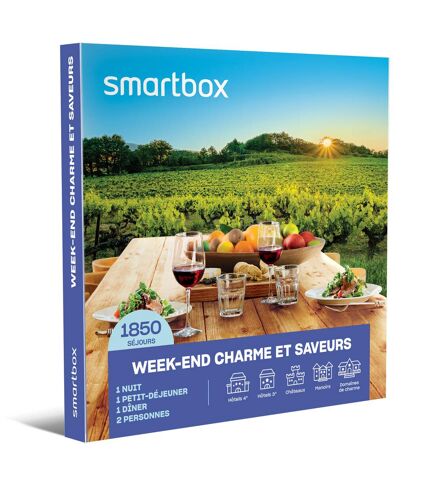 Week-end charme et saveurs - SMARTBOX - Coffret Cadeau Séjour