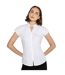 Blouse Mancherons Femme Blanc Kustom Kit-1